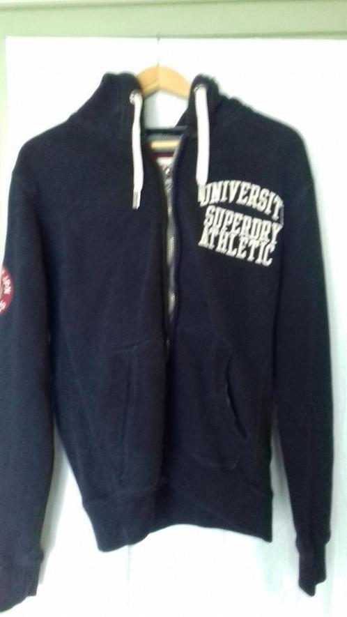 superdry vest L, Kleding | Heren, Truien en Vesten, Maat 52/54 (L), Blauw, Ophalen of Verzenden