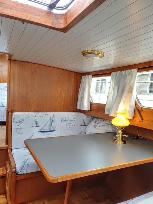 Bateau fluvial type vedette hollandaise, Watersport en Boten, Motorboten en Motorjachten, Gebruikt, Staal, 9 tot 12 meter, Diesel