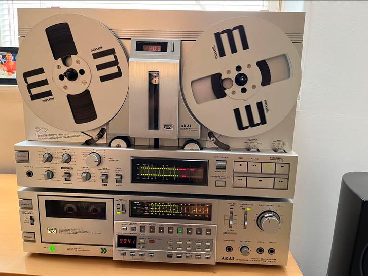 Akai GX 77 en Akai GX-F66R, Audio, Tv en Foto, Bandrecorder, Met stofkap, Ophalen