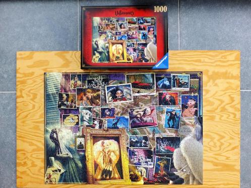 Puzzle 1000 pièces Ravensburger - Disney Villainous Cruella, Hobby en Vrije tijd, Denksport en Puzzels, Gebruikt, Legpuzzel, 500 t/m 1500 stukjes