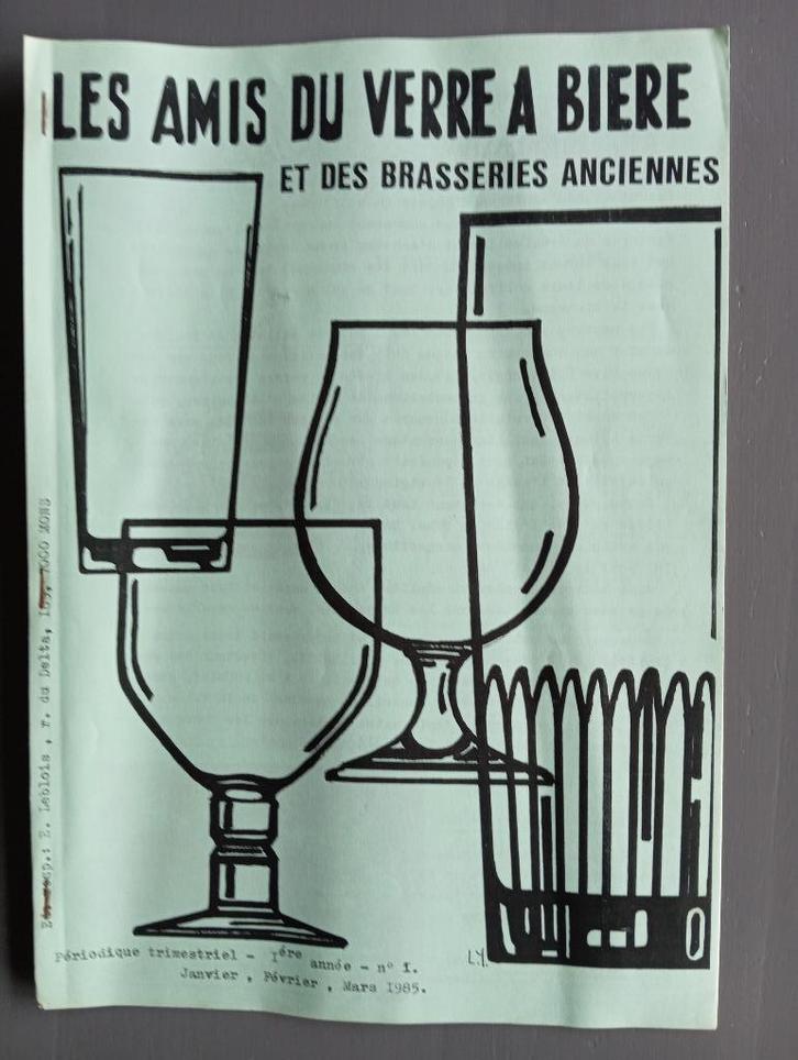 DE VRIENDEN VAN HET BIERGLAS - SET VAN 3 TIJDSCHRIFTEN, Verzamelen, Biermerken, Zo goed als nieuw, Overige typen, Ophalen of Verzenden