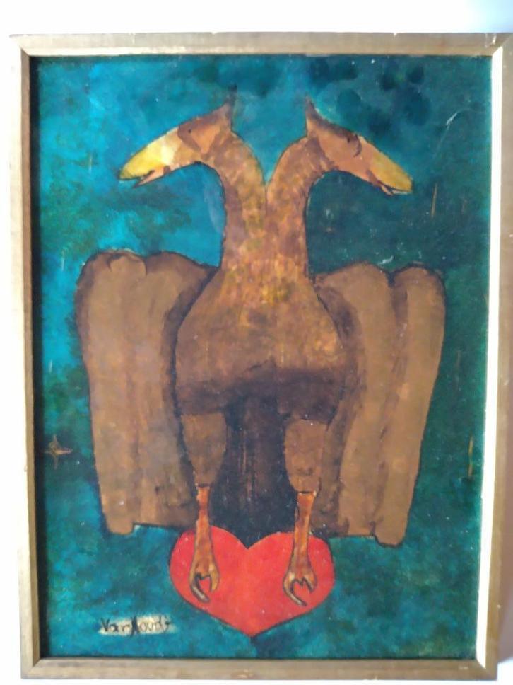 jos van houdt, Antiek en Kunst, Kunst | Schilderijen | Klassiek, Ophalen of Verzenden