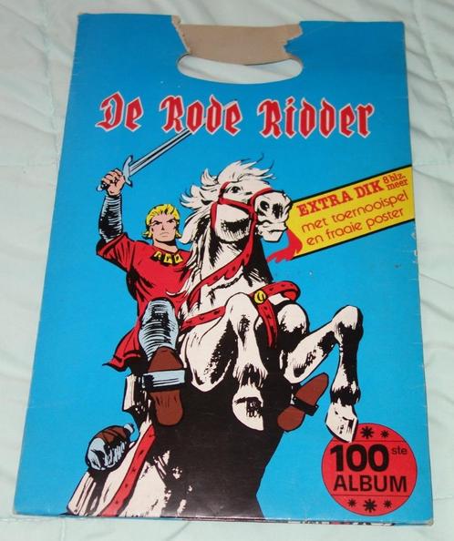 Map De rode ridder 100 - De vervloekte stad (1982)., Boeken, Stripverhalen, Gelezen, Eén stripboek, Ophalen of Verzenden