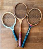 Set van 3 vintage houten tennisrackets - Donnay, Sport en Fitness, Tennis, Ophalen of Verzenden, Gebruikt, Racket