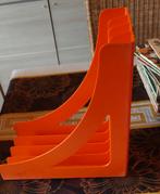 Platenhouder lp's Willner vintage oranje, Verzamelen, Retro, Ophalen