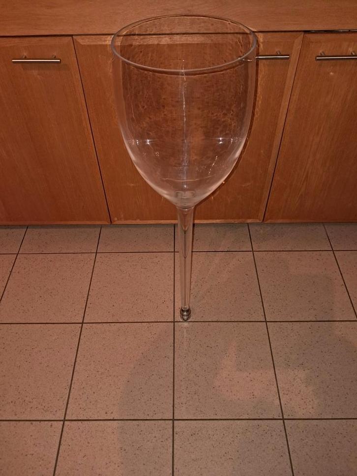 Plexiglas glas - kandelaar, Huis en Inrichting, Keuken | Keukenbenodigdheden, Ophalen