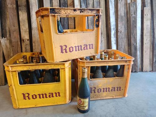 Collectors item: dobbelen bruinen Roman, Collections, Marques de bière, Utilisé, Enlèvement ou Envoi