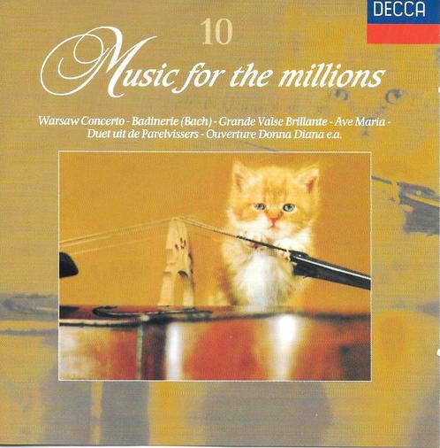 Music For The Millions - 10 - DECCA- DDD, Cd's en Dvd's, Cd's | Klassiek, Ophalen of Verzenden