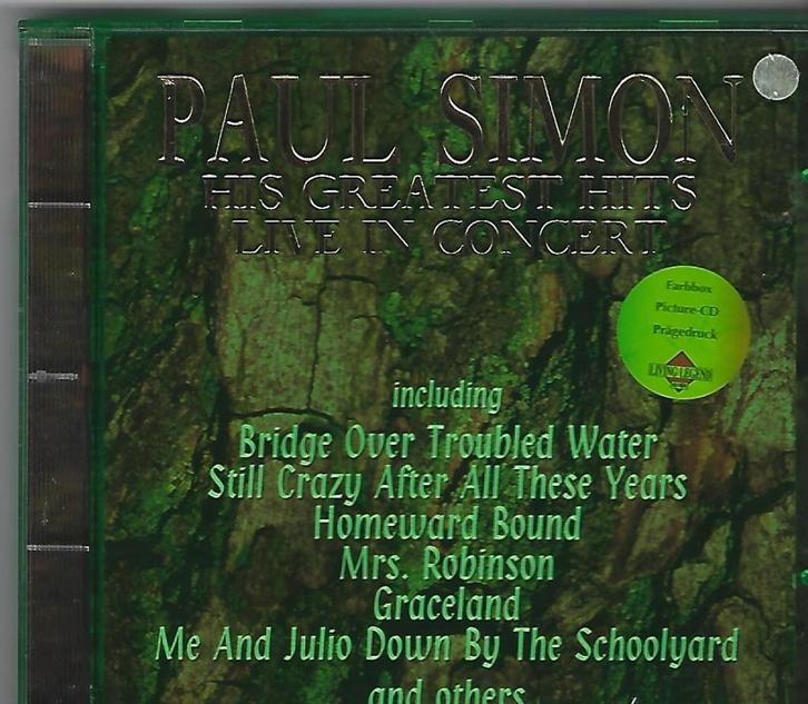 CD Paul SIMON - ZIJN GROOTSTE HITS - Live in concert, Cd's en Dvd's, Cd's | Pop, Gebruikt, 1980 tot 2000, Verzenden