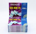 10 x Maxell CD-RW 74 - 650Mb, Informatique & Logiciels, Réinscriptible, Cd, Maxell, Enlèvement ou Envoi
