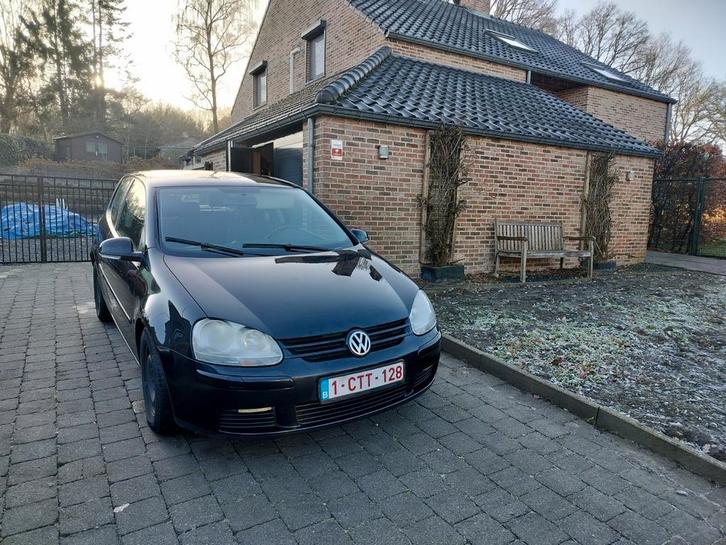 Volkswagen golf 5 1.9 TDI 2005, Auto's, Volkswagen, Particulier, Golf, Diesel, Euro 4, 3 deurs, Handgeschakeld, Zwart, Grijs, Ophalen