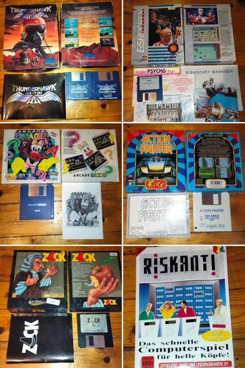 Commodore Amiga Games, Spellen Big Box, Games en Spelcomputers, Games | Overige, Gebruikt, Verzenden