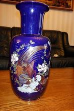 Blauwe Chinese vaas, Ophalen, Gebruikt, Blauw, Aardewerk of Porselein