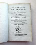 Livre ancien Le Petit-neveu de Bocace ou Contes 3/3... 1787, Enlèvement ou Envoi