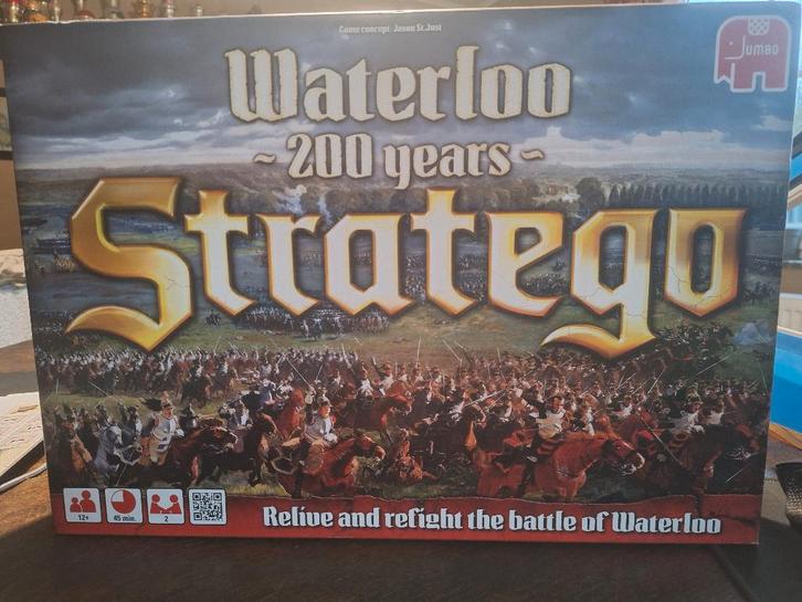 STRATEGO WATERLOO, Hobby en Vrije tijd, Gezelschapsspellen | Bordspellen, Zo goed als nieuw, Drie of vier spelers, Ophalen of Verzenden