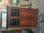 Hardhouten kast, Ophalen, 50 tot 100 cm, Zo goed als nieuw, Glas
