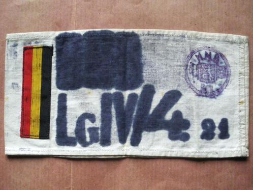 Brassard de résistant MNB Belgische weerstand armband, Verzamelen, Militaria | Tweede Wereldoorlog, Landmacht, Embleem of Badge