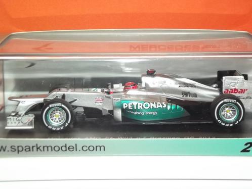 F1 Mercedes W03 Brazilian GP 2012 - M. SCHUMACHER Last Race, Hobby & Loisirs créatifs, Voitures miniatures | 1:43, Neuf, Voiture