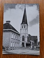 Vintage Postkaart Elversele Kerk en Gemeentehuis, Ophalen of Verzenden