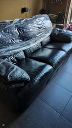 3 zit zetel in dikleder, Huis en Inrichting, Ophalen, 100 tot 125 cm, Modern landelijk, Driepersoons
