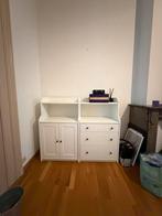 Double meuble blanc en bois comme neuf, Enlèvement, Comme neuf