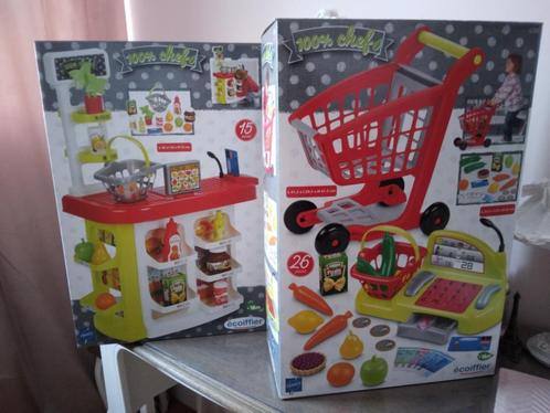 Caisse de supermarché, Chariot garni + caisse enregistreuse, Enfants & Bébés, Jouets | Éducatifs & Créatifs, Neuf, Enlèvement