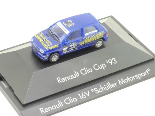 1:87 Herpa 35866 Renault Clio 16 V Cup 1993 #28 Fred Weiss ', Hobby en Vrije tijd, Modelauto's | 1:87, Zo goed als nieuw, Auto