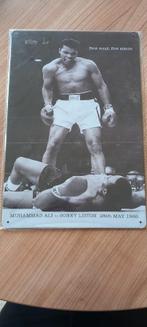 Metalen bord Muhammed Ali. Nieuw. 30 x 20 cm, Ophalen of Verzenden, Nieuw