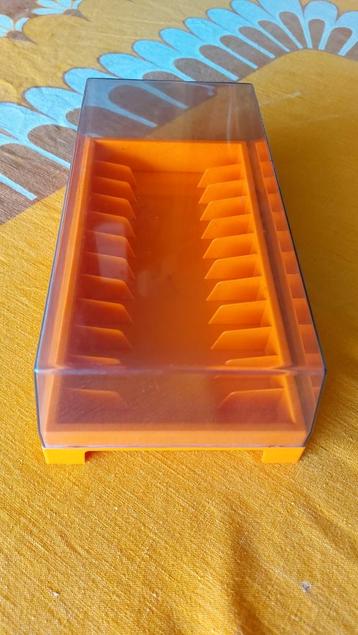 Rangement vintage boîte cassettes audio, Enlèvement ou Envoi