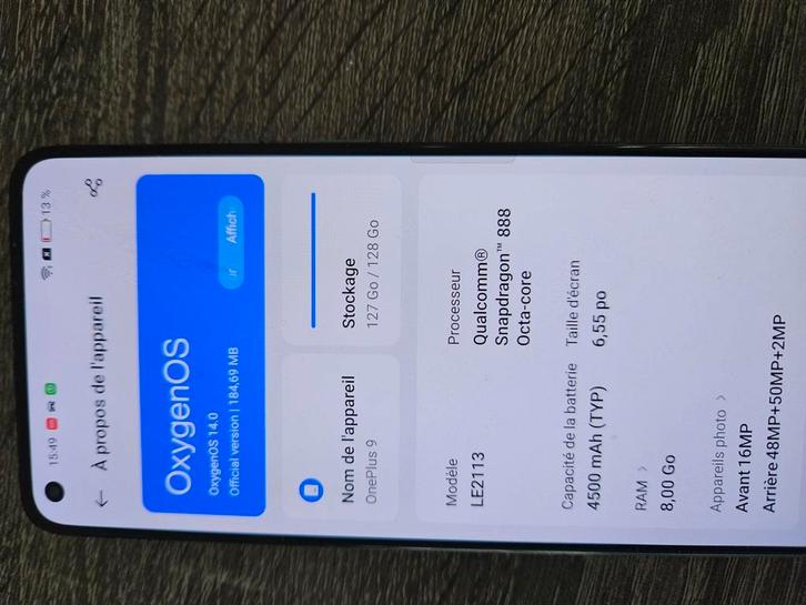 OnePlus 9, Telecommunicatie, Mobiele telefoons | Overige merken, Zo goed als nieuw, Ophalen