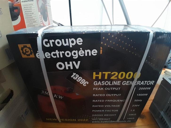 Groupe Electrogène, Bricolage & Construction, Générateurs, Neuf, Essence, Enlèvement