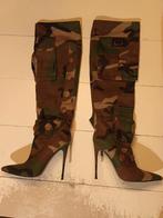 Camouflage dames laarzen, Kleding | Dames, Schoenen, Ophalen of Verzenden, Hoge laarzen, Zo goed als nieuw