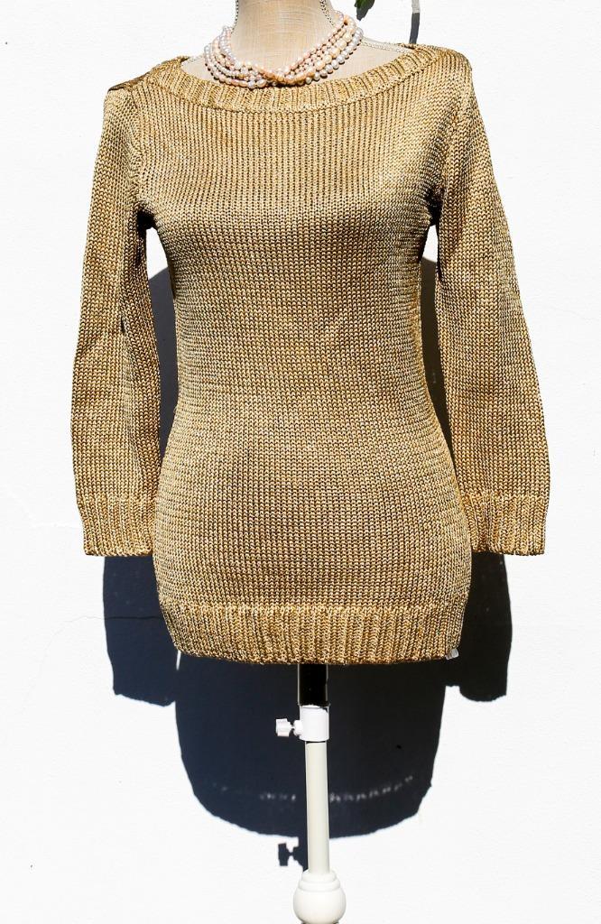 Prachtige gouden trui van Ralph Lauren negen maat M, Kleding | Dames, Truien en Vesten, Nieuw, Maat 38/40 (M), Ophalen of Verzenden