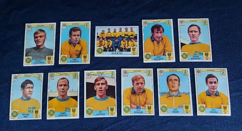 11 versch. Panini stickers 'WK Mexico 70' (Zwe)  -originals-, Hobby en Vrije tijd, Stickers en Plaatjes, Gebruikt, Meerdere stickers