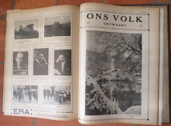 Ons  Volk Ontwaakt, 1922. Geillustreerd weekblad jaargang 8, Boeken, Geschiedenis | Nationaal, Gelezen, 20e eeuw of later, Ophalen of Verzenden