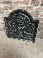 Antieke Gietijzeren Franse Haardplaat, Ophalen of Verzenden, Zo goed als nieuw