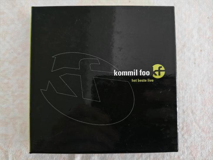 KOMMIL FOO - Het beste live (3 CD box), Cd's en Dvd's, Cd's | Humor en Cabaret, Zo goed als nieuw, Boxset, Ophalen of Verzenden