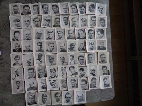 Wielrenners prenten BELGIAN CHEWING GUM 50s Baanreuzen 70x, Hobby en Vrije tijd, Stickers en Plaatjes, Verzenden