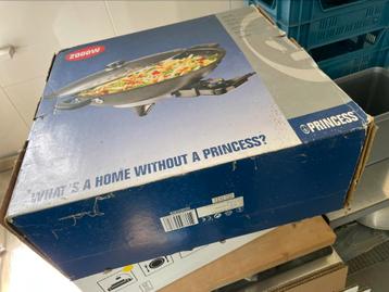Princess 192270, Noir, 2000 W - Utilisé mais bon état, Electroménager, Appareils à gourmet, Enlèvement, Utilisé