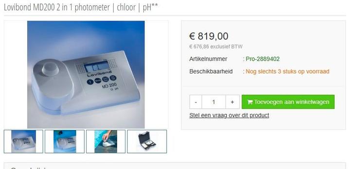 Lovibond MD200 - zwembadtester, Jardin & Terrasse, Accessoires de piscine, Enlèvement ou Envoi