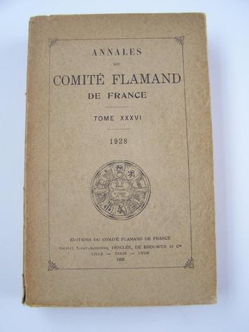 Annales du comité Flamand de France 1928 beschikbaar voor biedingen