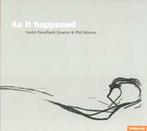 CD: André Goudbeek quartet & Phil Minton: As it happened (WI, Jazz, Ophalen of Verzenden, 1980 tot heden