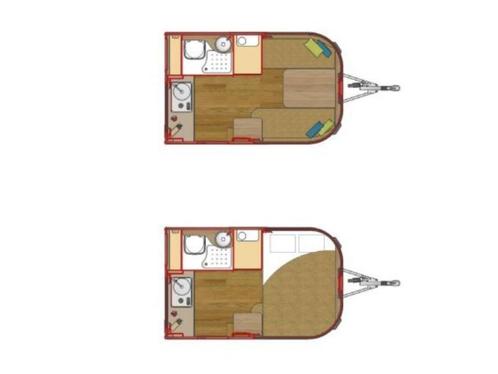 Caravane Carpento 310, Caravans en Kamperen, Caravans, Bedrijf, tot en met 2, 500 - 750 kg, Rondzit, Overige merken, tot 4 meter