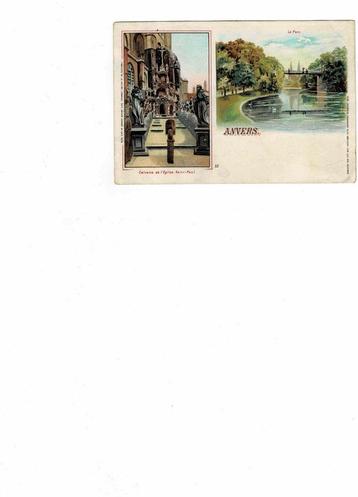 parc municipal d'Anvers et Saint Paul, Enlèvement ou Envoi, Avant 1920, Non affranchie
