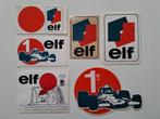 Vintage lot Stickers - Elf - Mooie staat, Verzamelen, Auto of Motor, Ophalen of Verzenden, Zo goed als nieuw