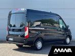 Ford Transit 350 MHEV 130PK L2H2 Groot multimedia Carplay Se, Voorwielaandrijving, 4 cilinders, 2037 kg, Zwart