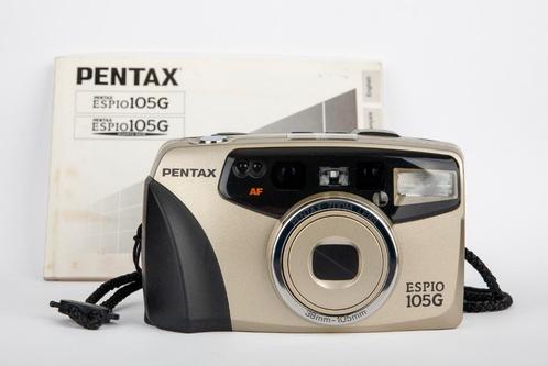 Appareil photo compact analogique vintage PENTAX Espio 105G, TV, Hi-fi & Vidéo, Appareils photo analogiques, Comme neuf, Compact