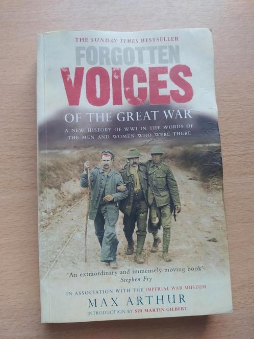 Max Arthur : Forgotten voices of the great war, Boeken, Historische romans, Gelezen, Ophalen of Verzenden