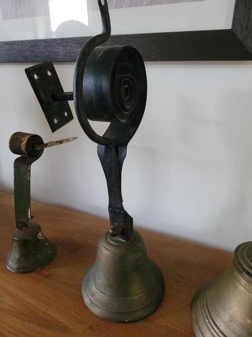 Zeldzame antieke bronzen winkelbel, Antiek en Kunst, Antiek | Brons en Koper, Brons, Ophalen of Verzenden