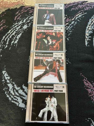 Elvis 4 live bootleg cd's, Las Vegas 1971, part 1, 2, 3, 4. beschikbaar voor biedingen